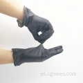 Guantes de guantes negros Guantes de seguridad de vinilo de belleza PVC